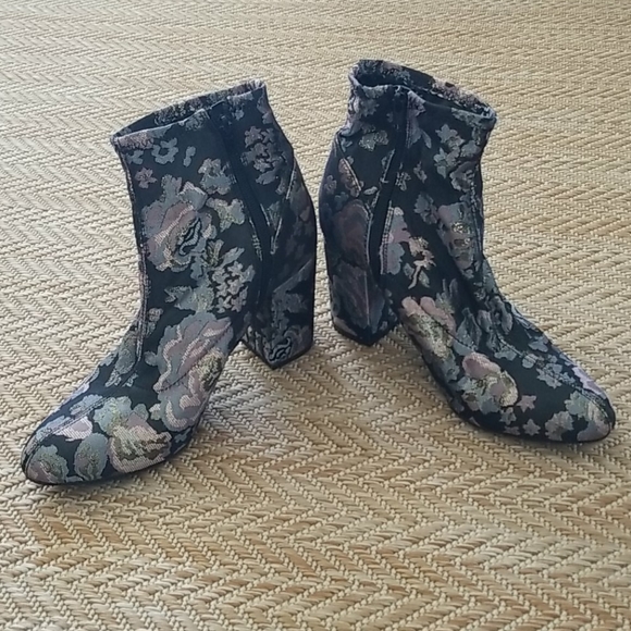 Kenneth Cole Floral Ankle Booties - Picture 2 of 6